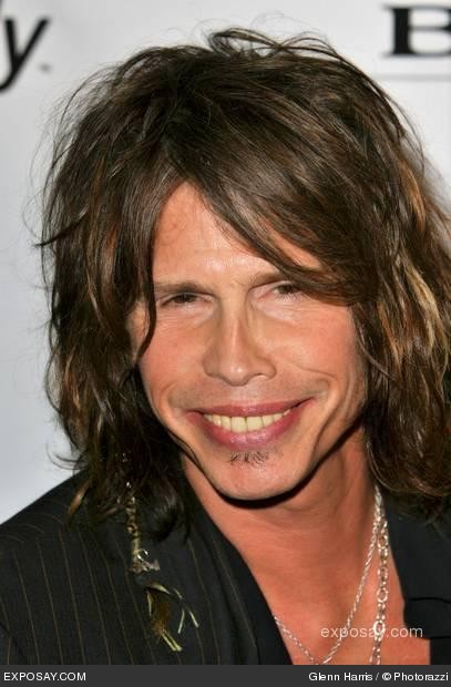 Lead singer for Aerosmith, Steven Tyler, 